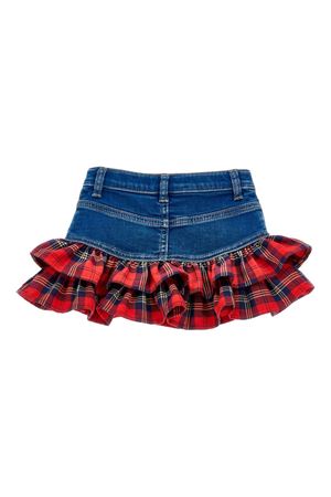 denim cotton skirt MONNALISA KIDS | 19F711NP60430055